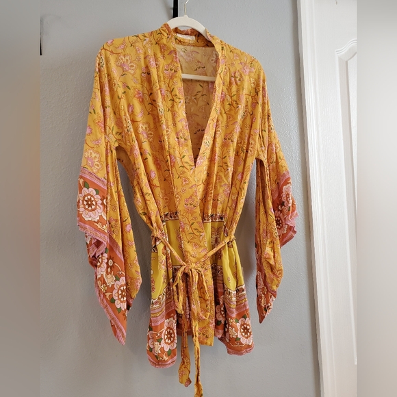 Spell Portobello Short Kimono, S/M - Picture 3 of 7